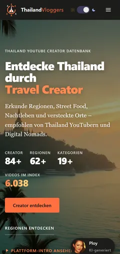 Thailand Vloggers — unsere Creator-Discovery-Plattform — Handy